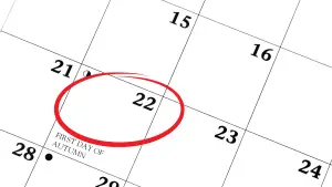 mark calendar